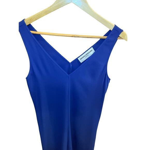 Amanda Uprichard Revolve Designer Cobalt Blue Monty Mini Slip Shift Dress Small - Picture 5 of 12